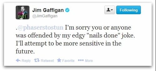 Gaffigan apology