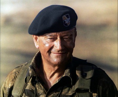 John Wayne in The Green Berets