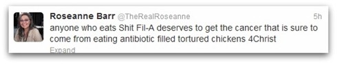 Roseanne Barr Cancer Tweet