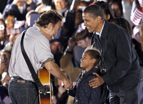 Bruce Springsteen and President Obama