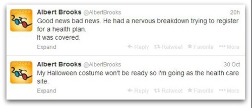 Tweets by Albert Brooks