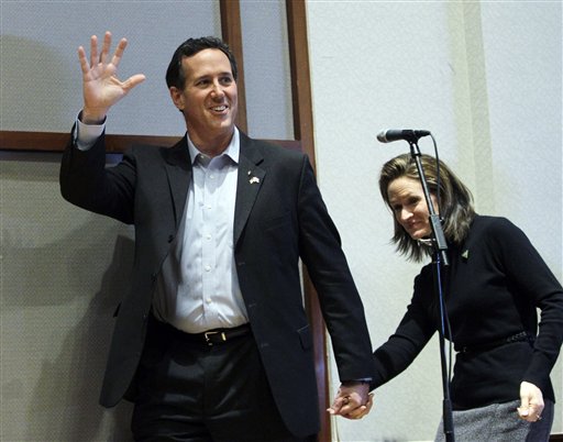 Santorum leads in Alabama and Mississippi