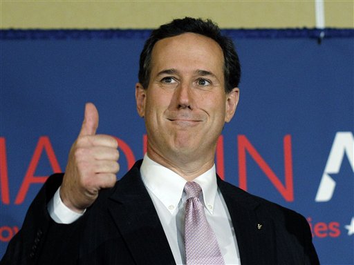 GOP Nomination Fight Is Romney vs. Santorum