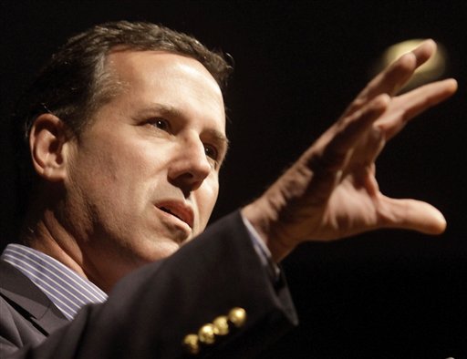 A look at long-shot strategy by long-shot Santorum