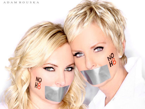 Celebrity NoH8 Campaign Lies About Savage Ties