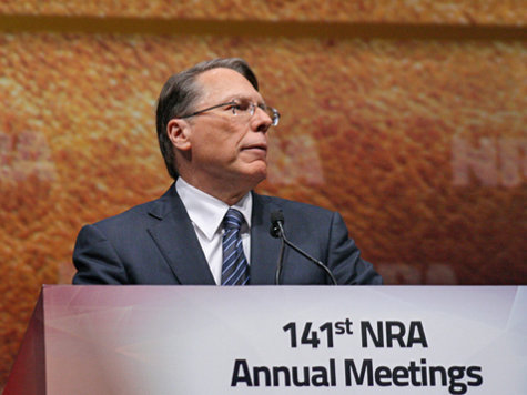 NRA CEO LaPierre Rallies Conservatives at Massive Gun Rights Convention