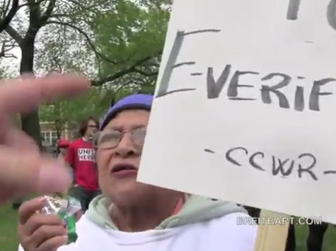 May Day Protestors Cannot Explain Their Signs or Their Cause