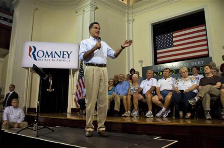 Romney warns economy on 'path of California'