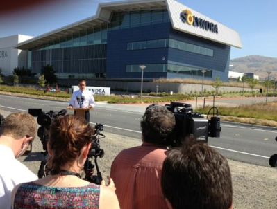 Romney Makes Surprise Appearance At Solyndra HQ