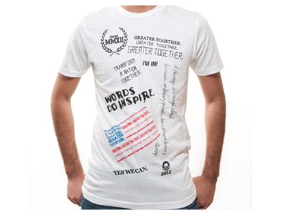 Obama Campaign T-Shirt: 'Transform A Nation Together'