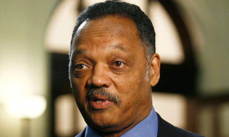 Three People Attend Jesse Jackson's Gun Store Protest, Fifty Counter-Protesters Drown Them Out