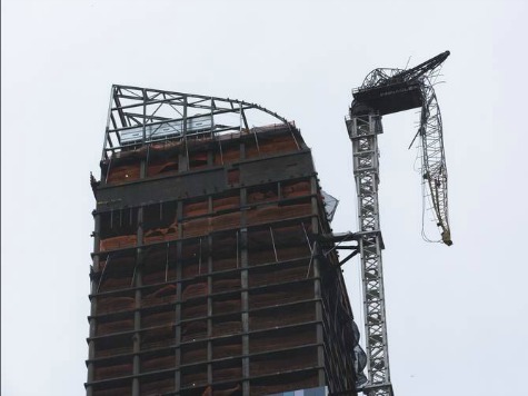 Crane Dangles from NYC High-Rise, Clearing Streets