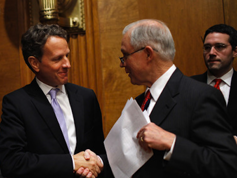 Sen. Sessions (R-AL): Geithner's 'Secret' Offer a 'Fantasy'