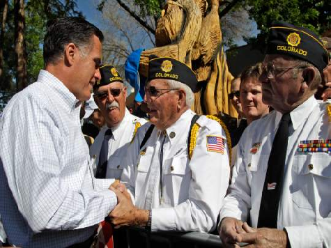 Veterans Strongly Back Romney