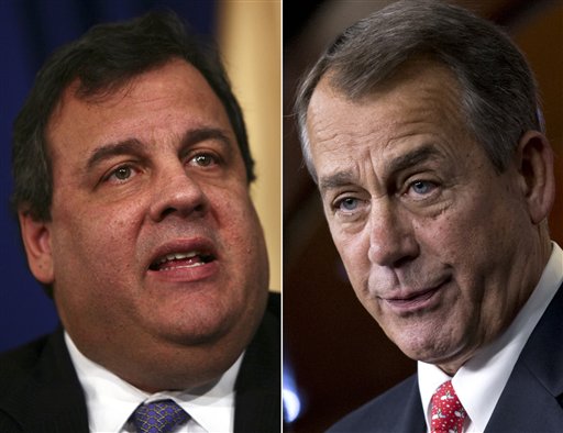 NJ Gov. Christie Blasts Boehner, Republicans