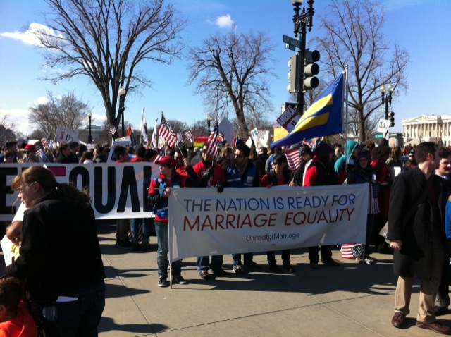 Same-sex Marriage Protesters AWOL from SCOTUS