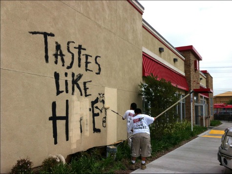 San Antonio Chick-fil-A Vandalized with Gay Marriage Signs