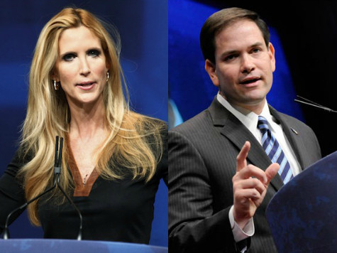Ann Coulter: Marco Rubio 'Lying' About Immigration 'Like Democrats'