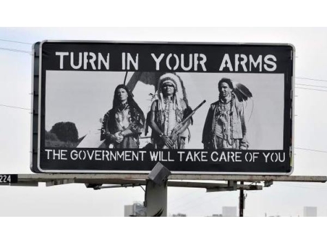 Pro-Gun Billboard Has Some Native Americans Upset