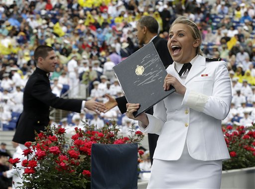 Obama Tells Navy Grads To Stop Sexual Assault