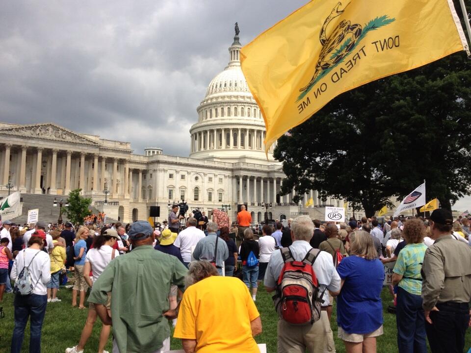 U.S. News Lumps LaRouche in with Tea Partiers at IRS Rally