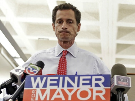 Poll: Weiner Drops to Fourth Place in Mayoral Race