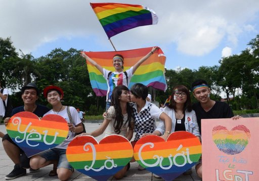 Activists Parade for Gay Rights in Vietnam