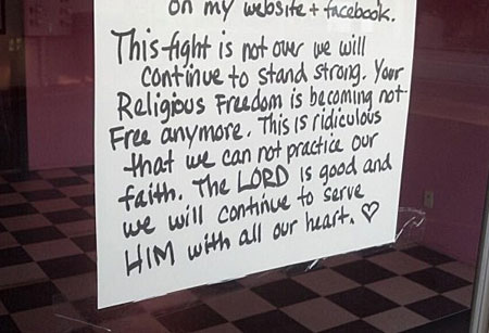 Bakery Threatened For Refusing to Make Gay Wedding Cake Closes Its Doors