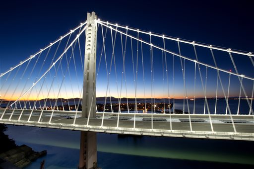 First Cars Cross SF-Oakland Bay Bridge Span