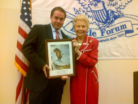 Breitbart News' Matthew Boyle Receives Eagle Forum's Eagle Award for Immigration Reporting