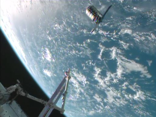 Commercial Supply Ship Reaches Space Station