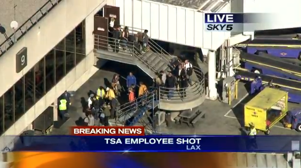 Gunfire at LAX, Terminal Evacuated