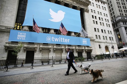 Twitter Surges in Opening Trade on NYSE