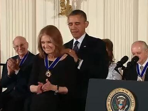 Obama Gives Radical Feminist Steinem Medal of Freedom