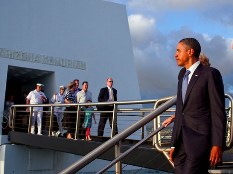 Obama Honors Pearl Harbor Dead with Picture of Himself