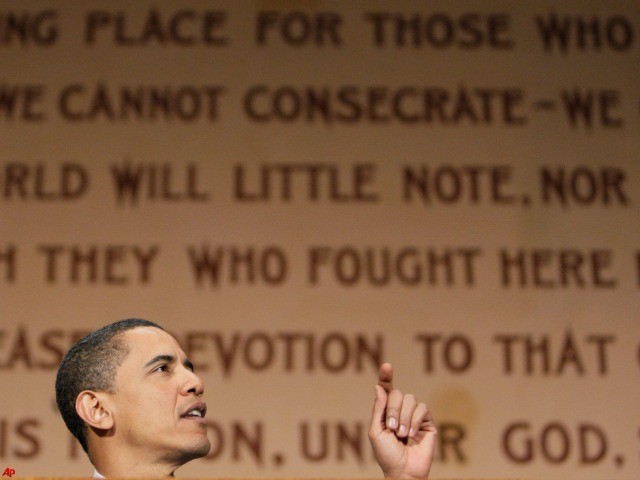 Outrage over Obama Omitting 'Under God' from Gettysburg Address