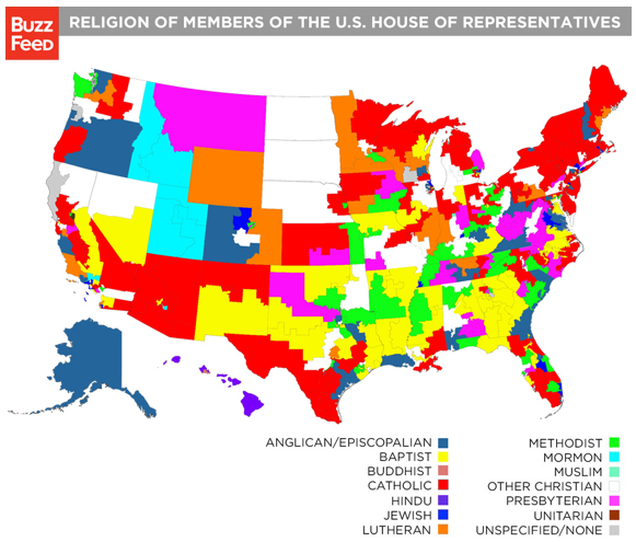 Congressional Representation: America Still a Christian Country