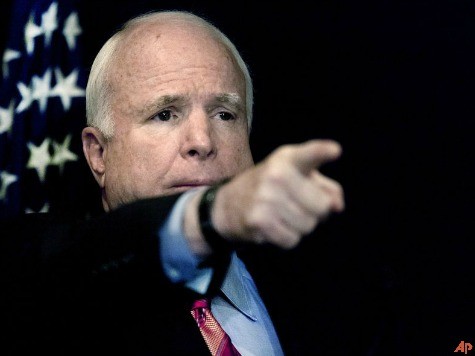 McCain Will Vote No on Hagel, Cites Breitbart on Missing Speeches UPDATE: Passes Committee