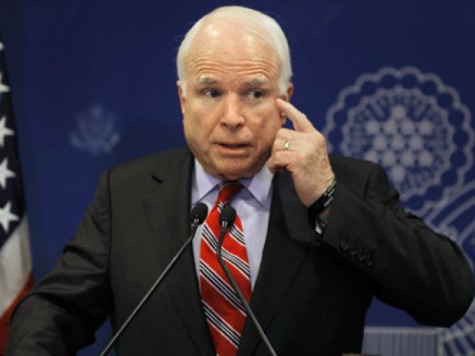 John McCain Worries He's Tea Party's 'Number One Target' in 2016
