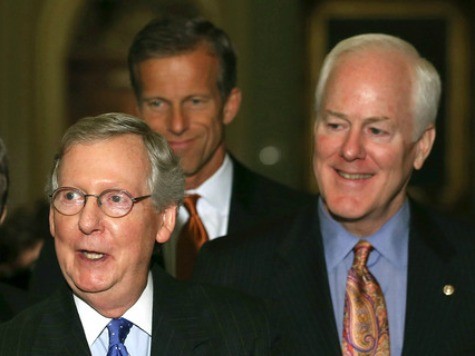 Exclusive-Source: McConnell, Cornyn Whipping Votes Against Ted Cruz