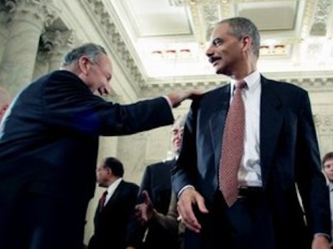 Schumer on Holder: 'I Believe He's Going to Stay'