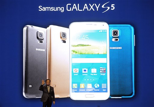 Samsung Unveils Galaxy S5, Phone with Heart-Rate Monitor