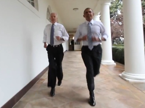 President, Vice President Jog Around White House for 'Let's Move'
