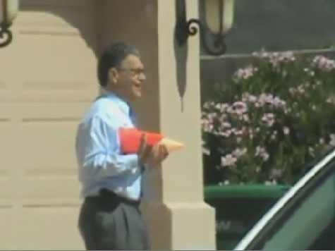New Video Features Al Franken Playing With His Traffic Cone Boobs