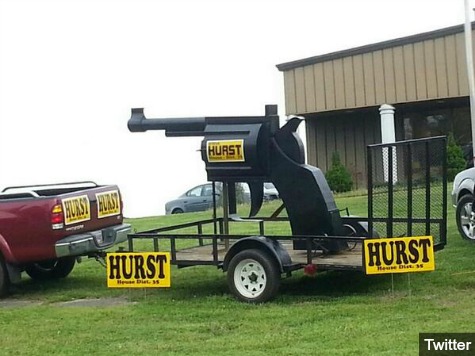 Alabama Rep. Using Float with Gun-Shaped Grill to Campaign