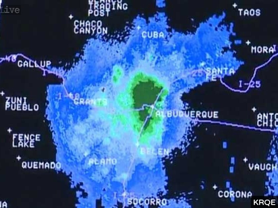 Massive Grasshopper Swarm Shows Up on Albuquerque Weather Radar