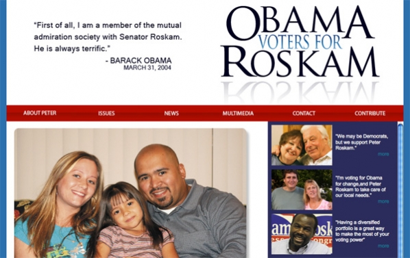 Whip Candidate Peter Roskam Touted Praise from Obama in 2008 Campaign