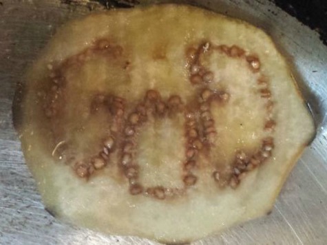 'GOD' Found by Line Cook in Eggplant