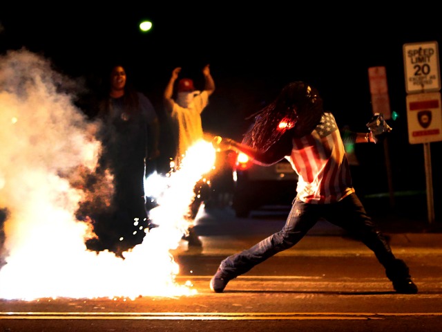 Rioters Throw Molotov Cocktails at Police in Ferguson — Again