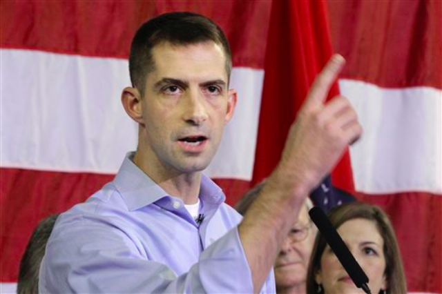 Cotton Hammers Pryor as Obama 'Rubber Stamp'